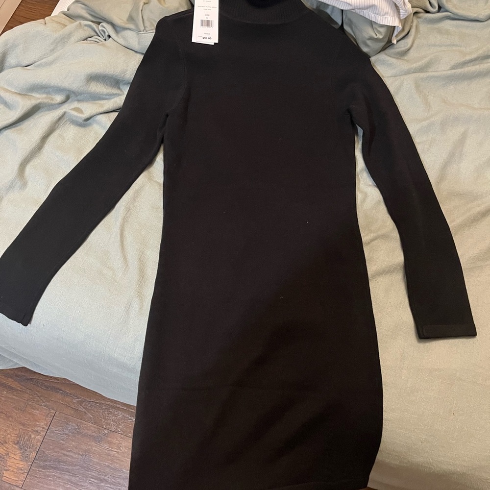 NWT sweater turtleneck mini dress
